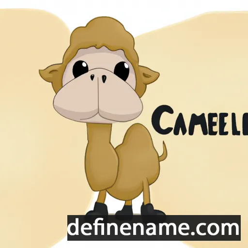 cartoon of the name Cammela