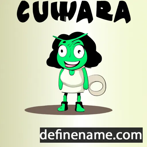 cartoon of the name Camoura