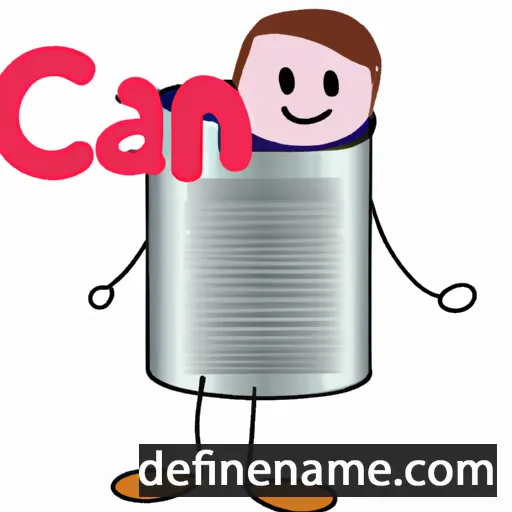 cartoon of the name Can