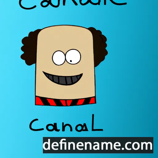 cartoon of the name Canaul