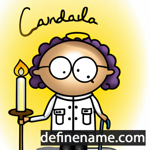 cartoon of the name Candelària