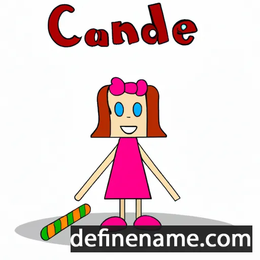 cartoon of the name Candie