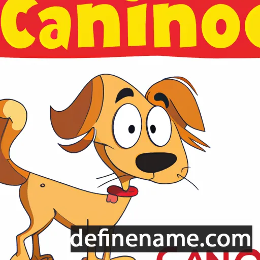 cartoon of the name Caninio