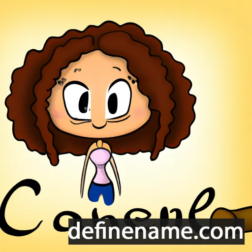 cartoon of the name Cannelle