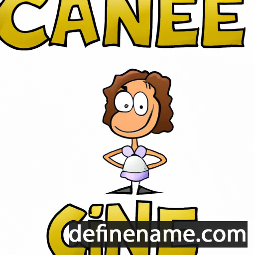 cartoon of the name Cannie