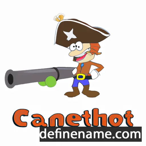 cartoon of the name Canonchet