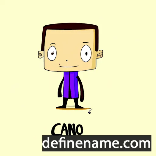 cartoon of the name Canor