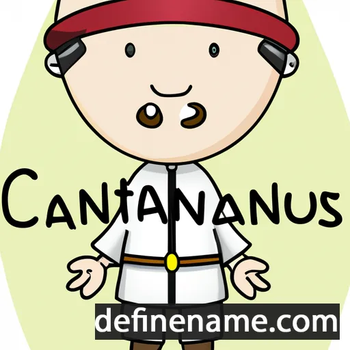 cartoon of the name Cantianus