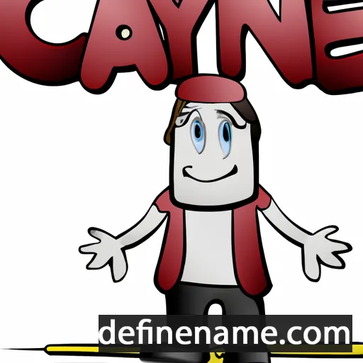 cartoon of the name Canye