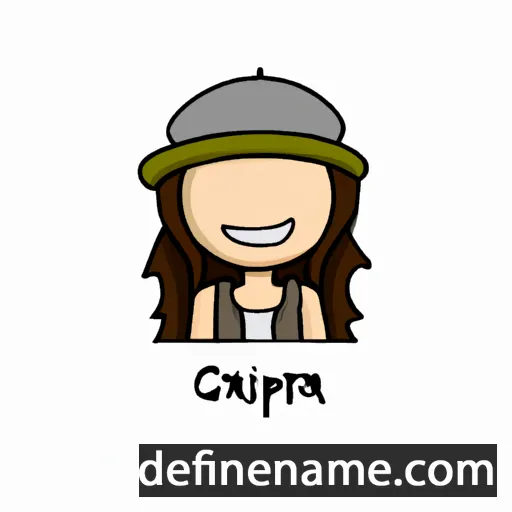 cartoon of the name Caprica