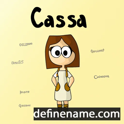 cartoon of the name Cäsaria