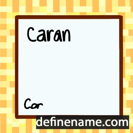 cartoon of the name Carian