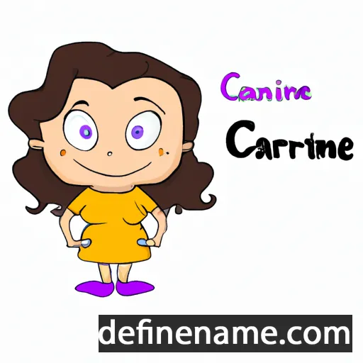 cartoon of the name Carianne