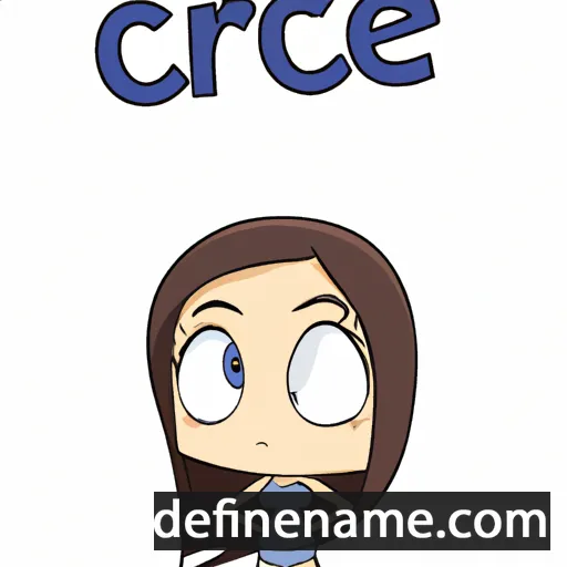 cartoon of the name Carice