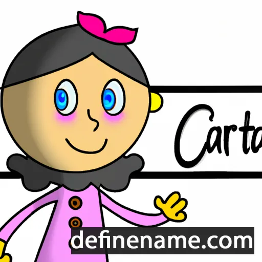 cartoon of the name Carlata