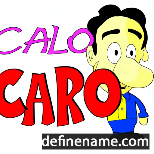 Carlò cartoon