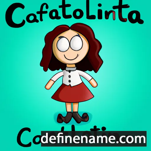 cartoon of the name Carlottina