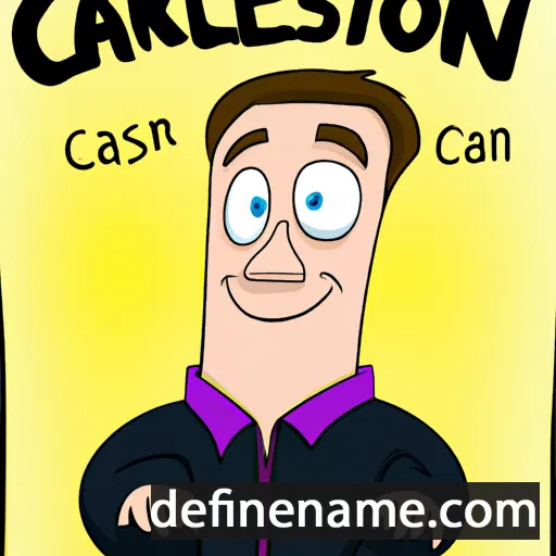 cartoon of the name Carlson