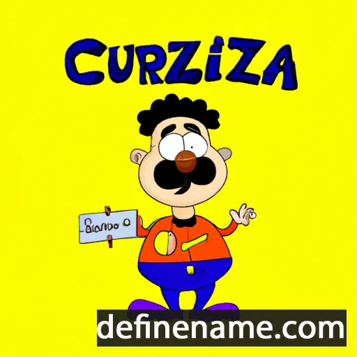 cartoon of the name Carluzza