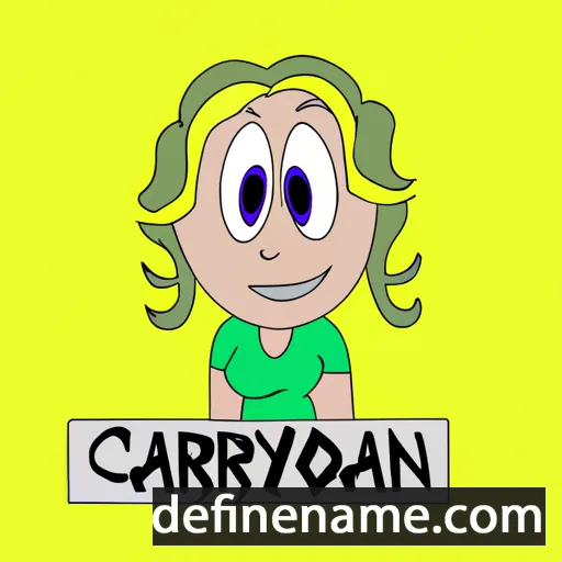 cartoon of the name Carlyna