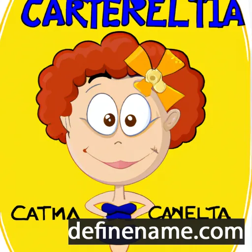 cartoon of the name Carmaletta