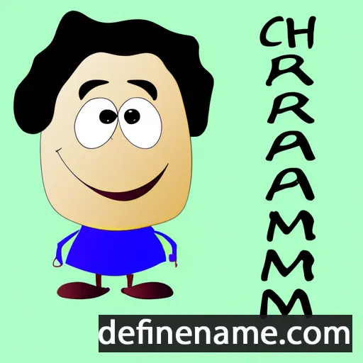 cartoon of the name Carmani