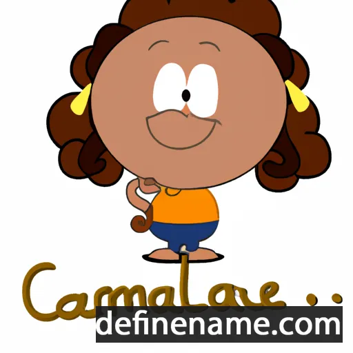 cartoon of the name Carmelau