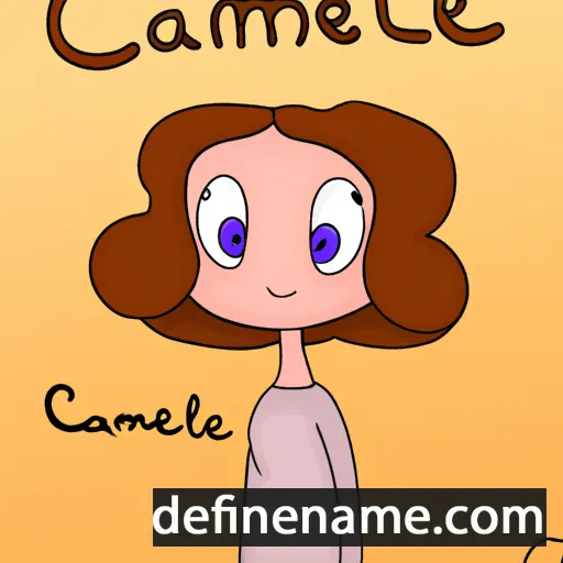 cartoon of the name Carmele