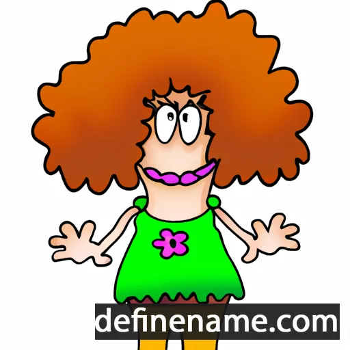 cartoon of the name Carmie