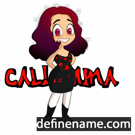 cartoon of the name Carmilla