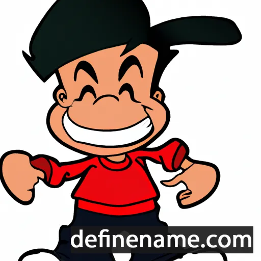 cartoon of the name Carminio