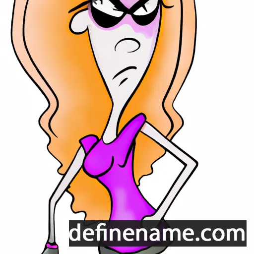 cartoon of the name Carmit