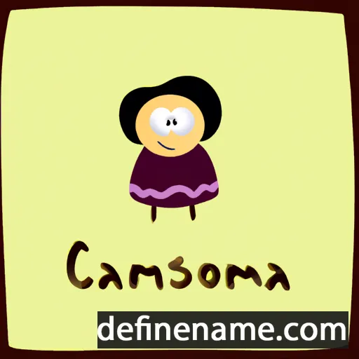 cartoon of the name Carmosina