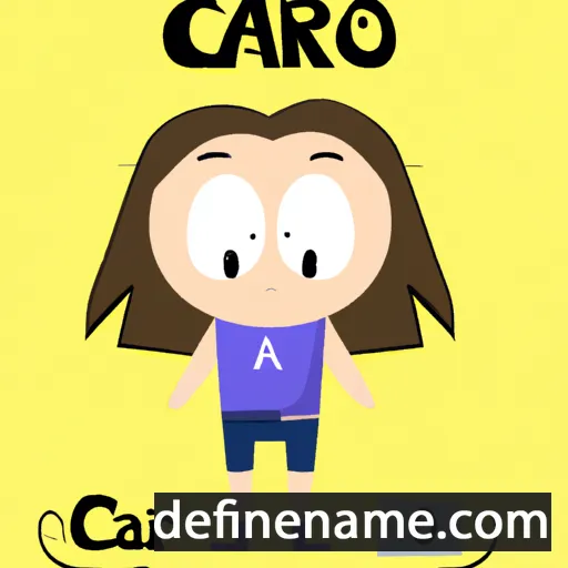 Carô cartoon