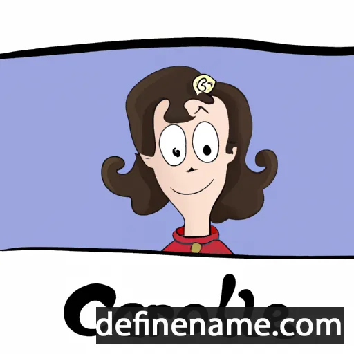 cartoon of the name Carolene