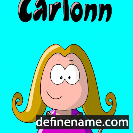 cartoon of the name Carolijn