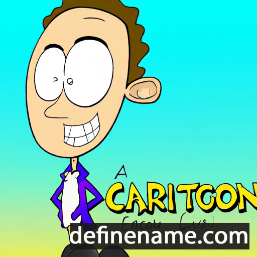 cartoon of the name Carrington