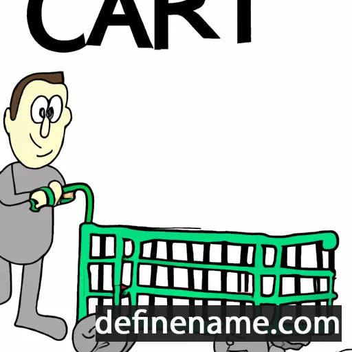 cartoon of the name Cart