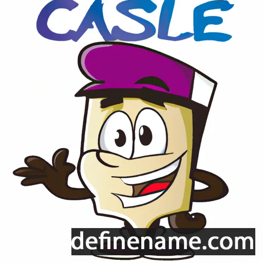 cartoon of the name Cashile