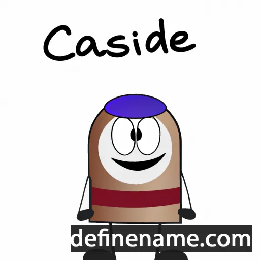 cartoon of the name Casilde