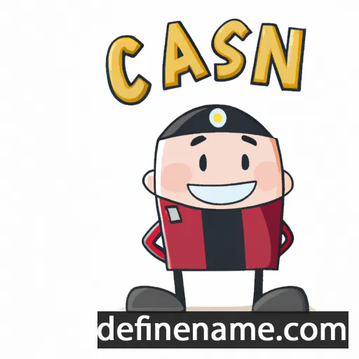 cartoon of the name Casin