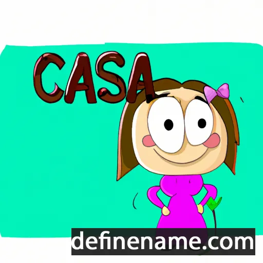 cartoon of the name Casina