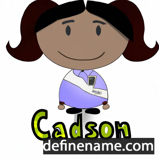 cartoon of the name Casondra