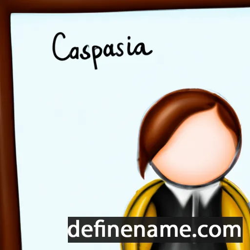 cartoon of the name Casparina