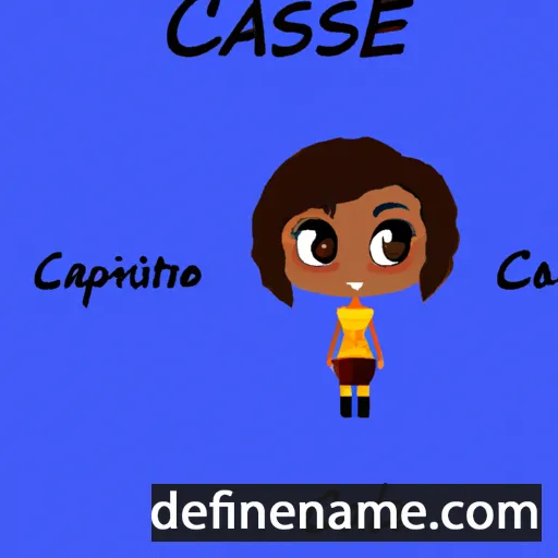 Cassiane cartoon