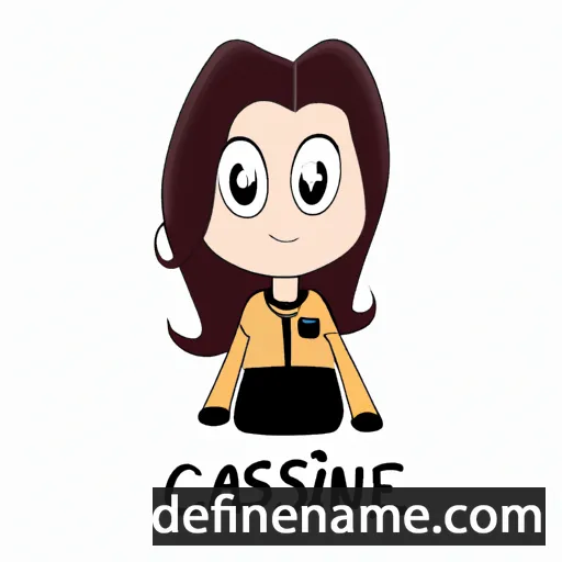 cartoon of the name Cassienne