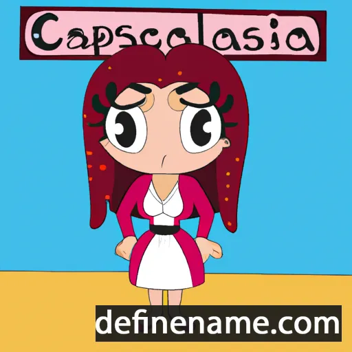 cartoon of the name Cassiopia