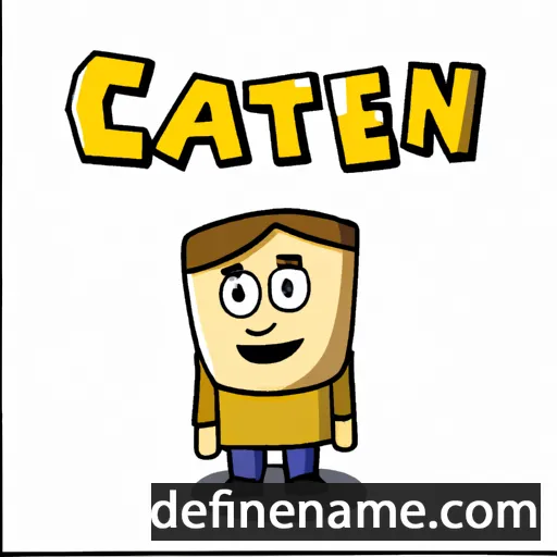 cartoon of the name Casten