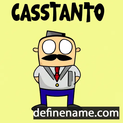 cartoon of the name Castriziano