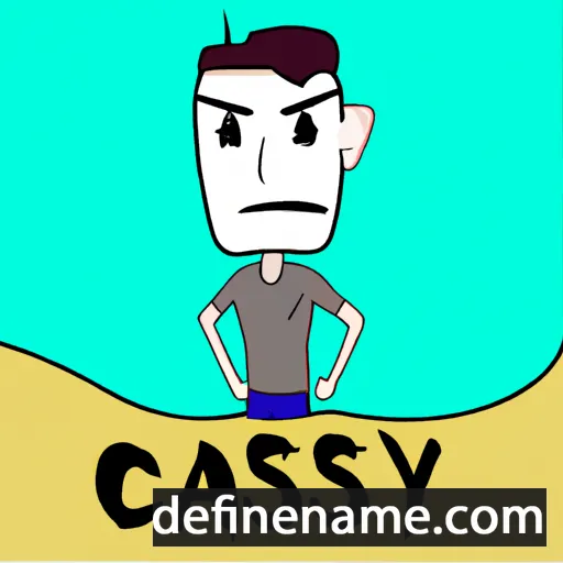 cartoon of the name Casy